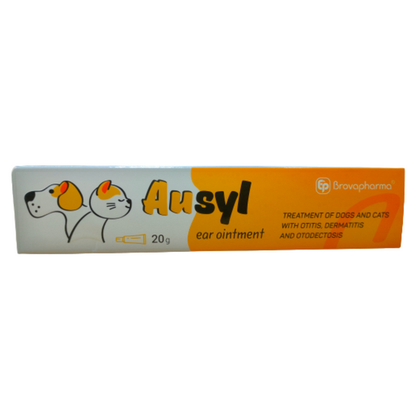 AUSYL Ear Infections Anti-Inflammatory for Dogs & Cats 20g مرهم اوسيل للاذن