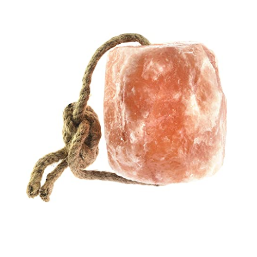 Himalayan Animal Lick Salt On Rope for Horses . (1 Pack) .