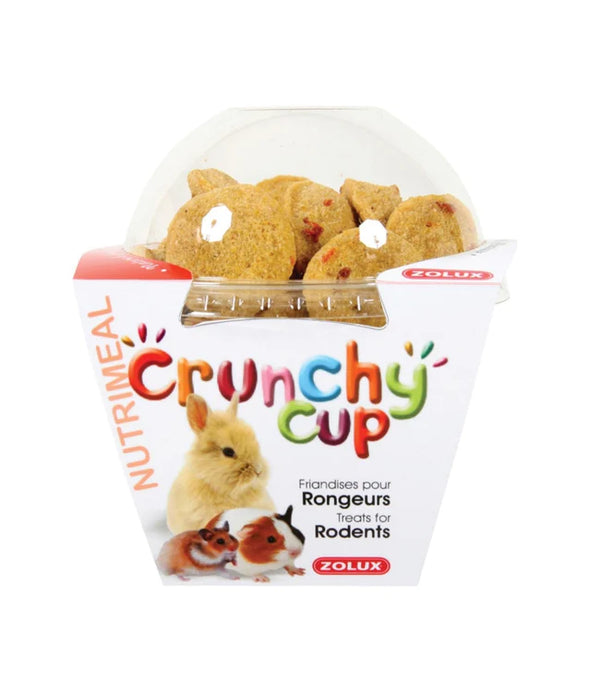 Zolux Crunchy Cup Rodent Treats - Plain & Carrot