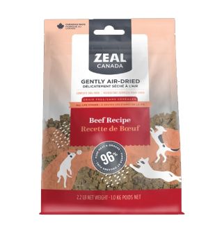 Zeal Air Dried Beef Recipe Dry Dog Food 2.2lb