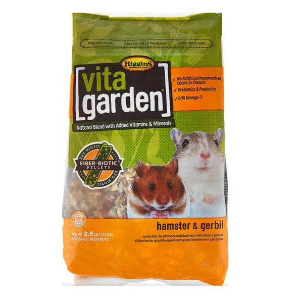 Higgins Vita Garden Hamster And Gerbil 2.5 Lbs
